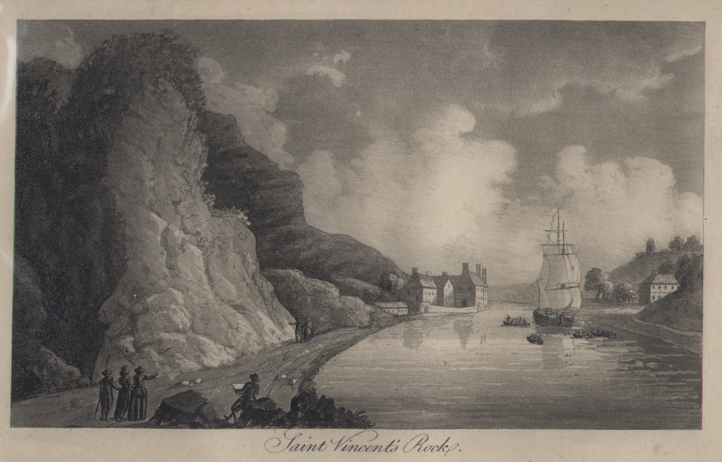 Aquatint - Saint Vincent's Rock - Robertson